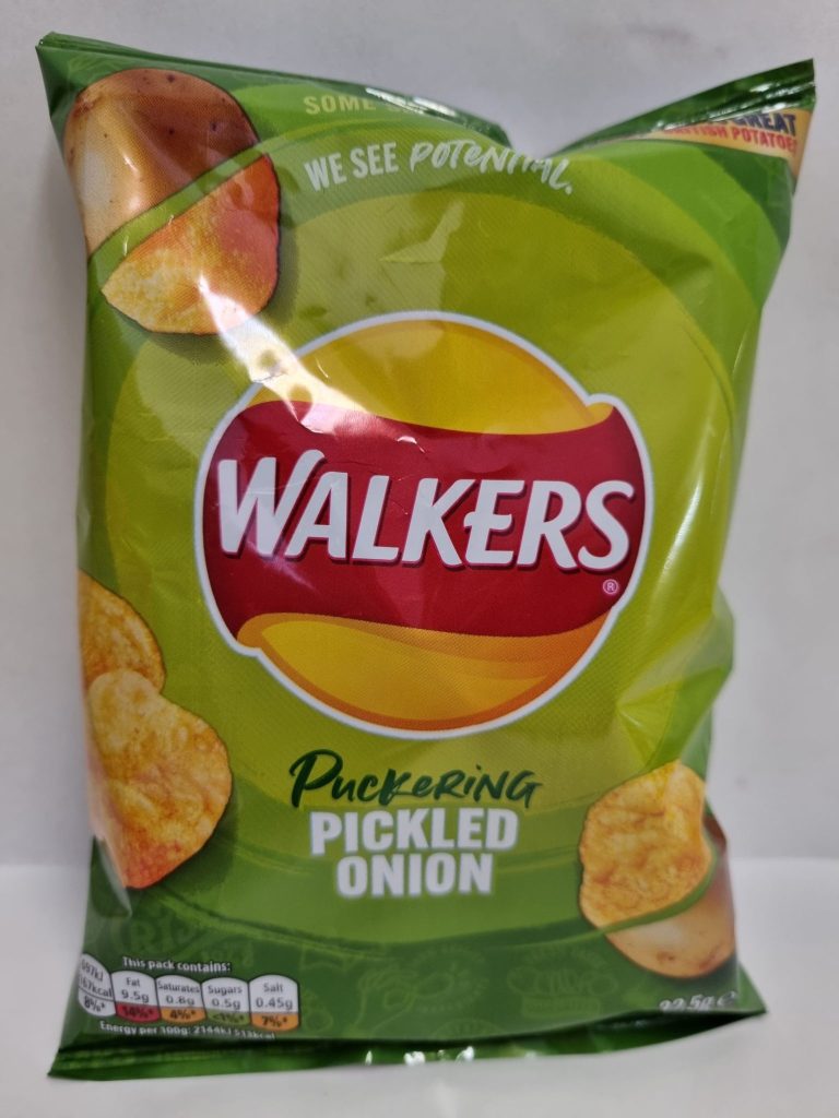 WALKERS PICKLED ONION CRISPS Syd's Pies