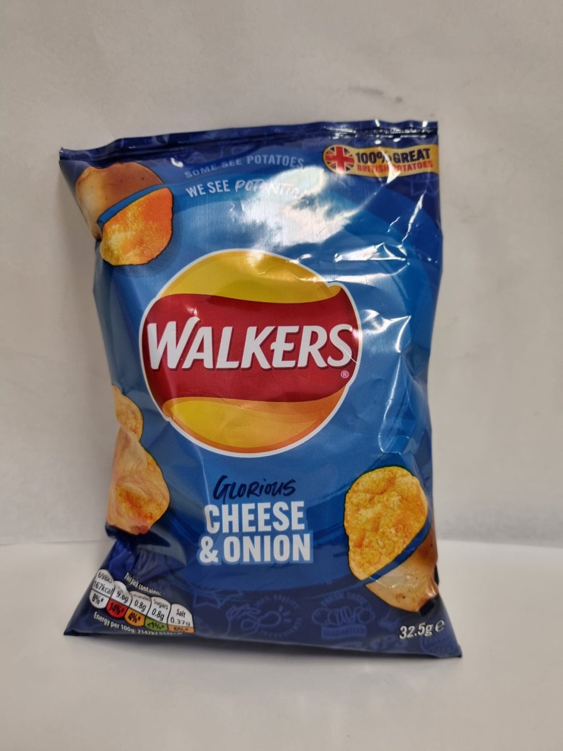 WALKERS CHEESE AND ONION CRISPS Syd's Pies