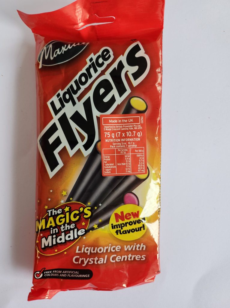 MAXILIN LIQUORICE FLYERS Syd's Pies
